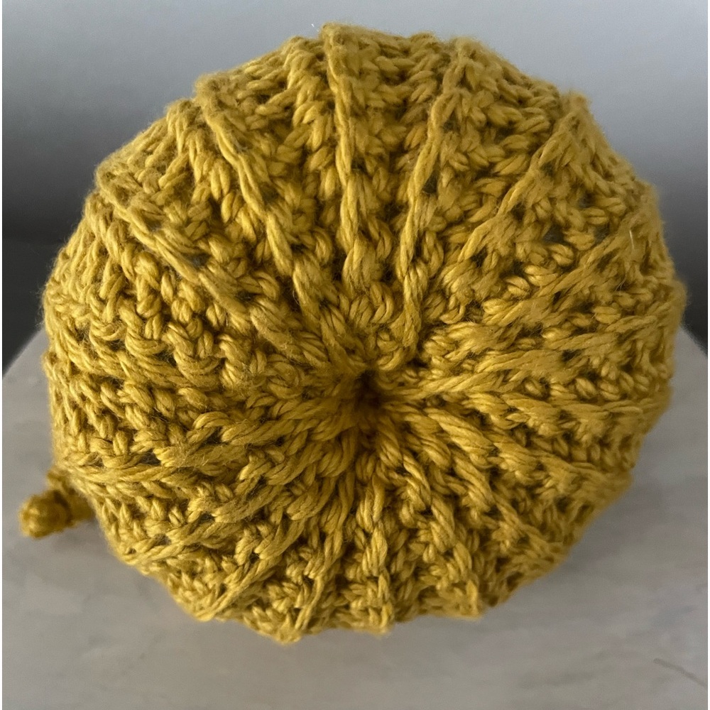 Harvest Crochet Pumpkin - Picture 2 of 3